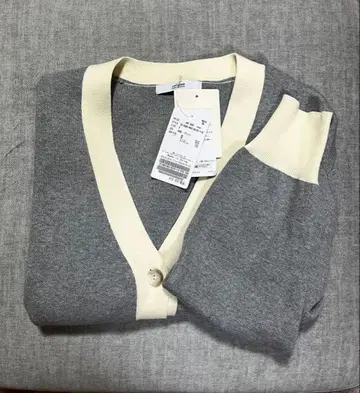 저널 스탠다드 리룸 더블 니트 대비 가디건