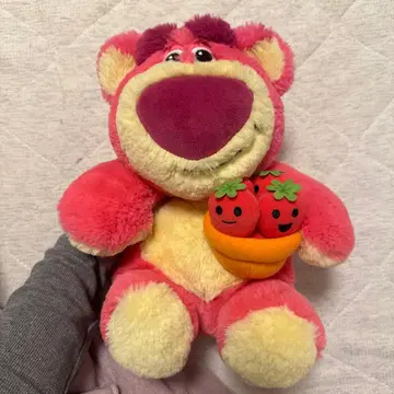 랏소 봉제 인형 딸기 향 첨가
