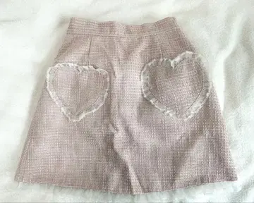 AnkRouge 하트 포켓 사다리꼴 스커트