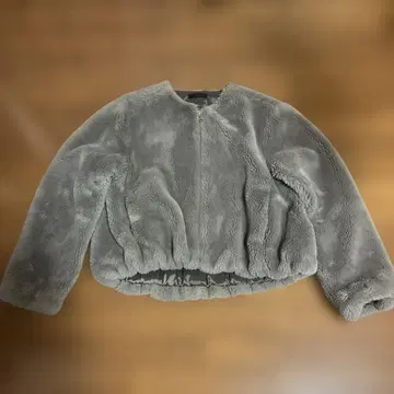 PASSIONE 그레이 보아 자켓 38