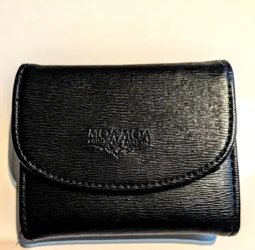 [ MOAMOA ] 블랙 3단 폴더형 지갑