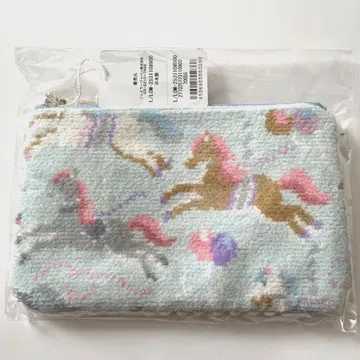 FEILER 러브러리 바이 페이러 러브러리 모쿠바 폼폼 파우치