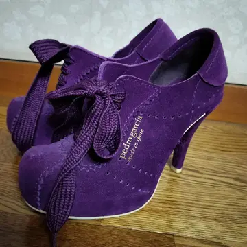 새상품급 pedro garcia 페드로 가르시아 벨로아 부티 퍼플 부츠