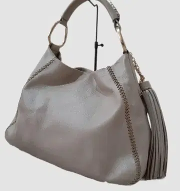 [ 새상품급 ] Sazaby 천연 가죽 숄더백 태슬 포함