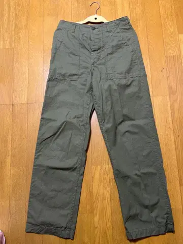 orSlow 올리브 그린 베이커 팬츠 XS