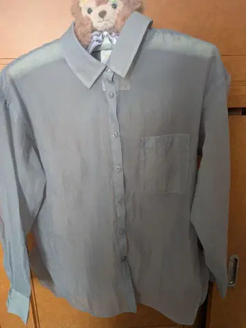 리랜드트루*색스 블루 버튼업 셔츠 사이즈 1