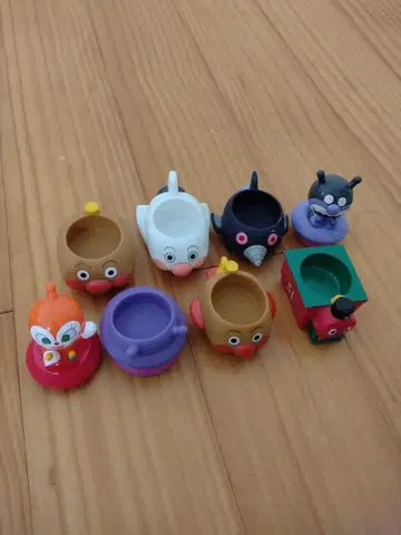 호빵맨 손가락 인형 탈것 8개 세트