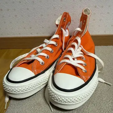 오렌지 ALL STAR 하이컷 스니커즈