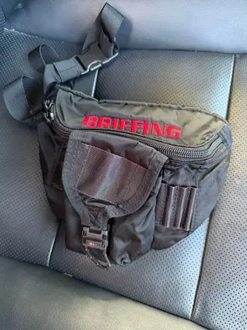 BRIEFING 블랙 숄더백 골프용