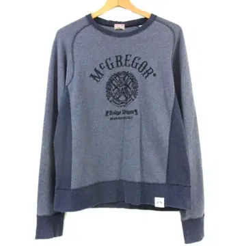 레트로 새상품급 맥레거 로고 맨투맨 트레이닝복 네이비 남성용 L