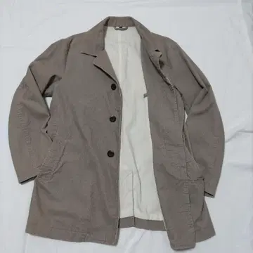 무인양품 베이지 코듀로이 자켓