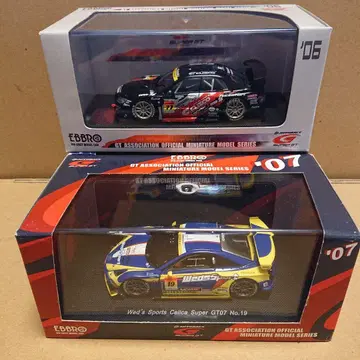 에브로 1/43 06 쿠스코 임프레자 / 07 웨즈 스포츠 셀리카 세트