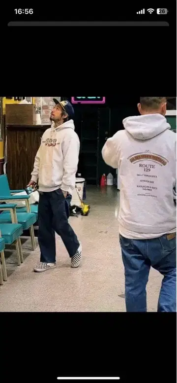 Golden Brown Brothers 후드티 L