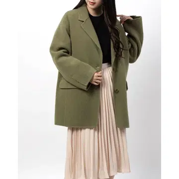 미라 오웬 자켓 코트 그린 계열