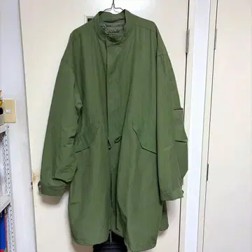 새상품급 네이티브 라운지 카키 모즈 코트 L