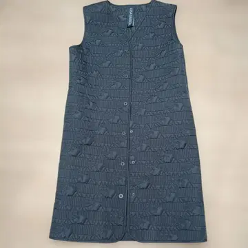 [ 새상품급 ] LISA LARSON 블랙 마이키 퀼팅 베스트 롱 베스트