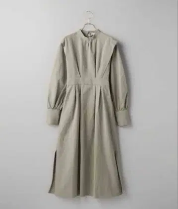 ARESENSE 니드 가공 코튼 린넨 원피스