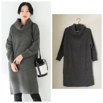 베이 스톡 니트 원피스