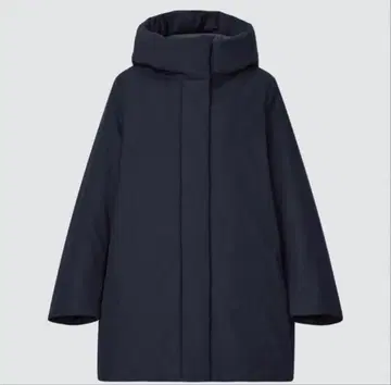 UNIQLO 하이브리드 다운 숏코트 네이비 M