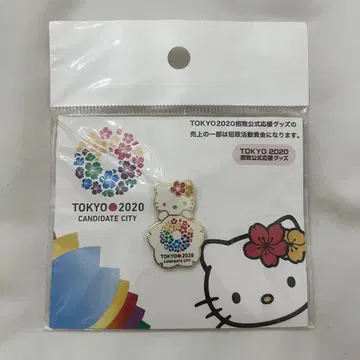 도쿄 올림픽 키티 핀 배지