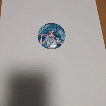 하츠네 미쿠 피아프로 캐릭터 TD 캔뱃지 하츠네 미쿠