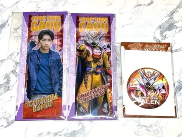 가면라이더 가브 V시네 클리어 책갈피 캔뱃지 발렌 신키다 반토