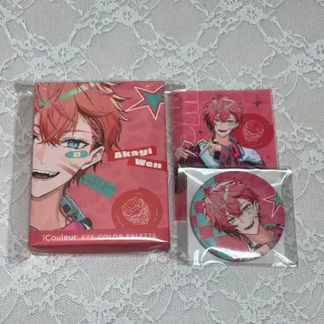 [ 미개봉 새상품 ] 아카기 웬 Icouleur 아이섀도 팔레트 캔뱃지