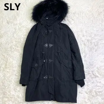 SLY N3-B LONG Y2K 모즈 코트 밀리터리 보아