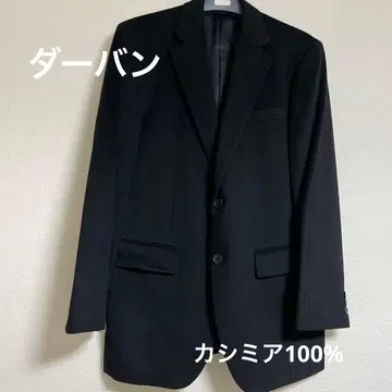 새상품급 더반 블랙 고급 캐시미어 100% 테일러드 자켓