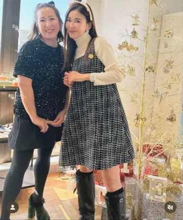 새상품급 오블리 OBLI 트위드 A라인 점퍼 원피스