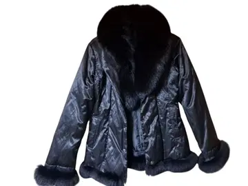 MASABARDO 퍼 후드 다운 코트 42