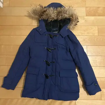 SHIPS 프렌치 덕 다운 더플 코트 38 네이비