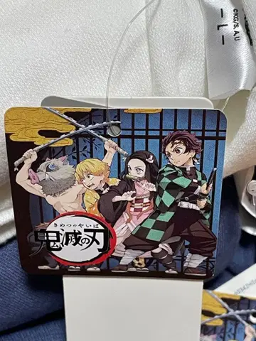 귀멸의 칼날 후드 부착 후드티 L 사이즈 화이트