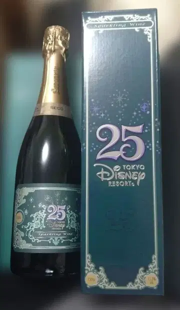 [ 관상용 ] 도쿄 디즈니 리조트 25주년 샴페인 보틀