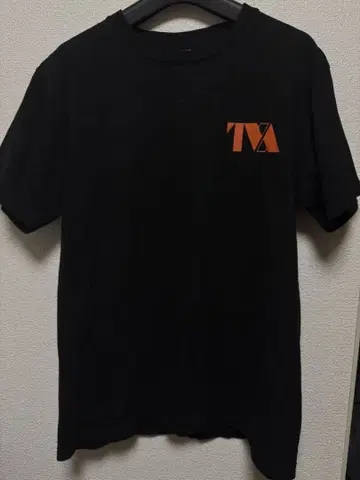 TVA 로고 티셔츠 M 사이즈 블랙