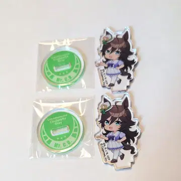 [ 2개 세트 ] 메이테츠 백화점 미니 아크릴 스탠드 미스터 씨비