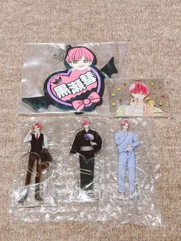 핑크와 하바네로 아크릴 스탠드 외