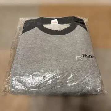 Hanes 그레이 크루넥 맨투맨 상하의 LL