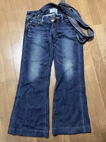 SLY 스라이 플레어 데님 살로펫 청바지