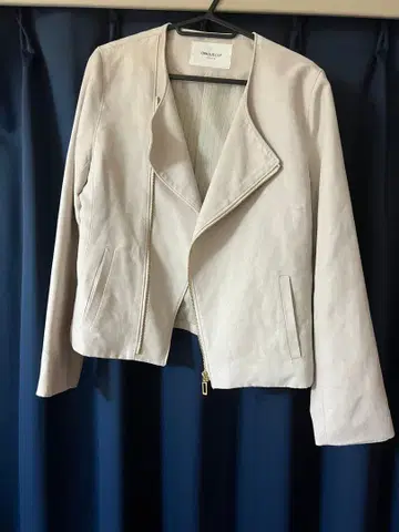 OPAQUE.CLIP 노카라 자켓 라이트 베이지