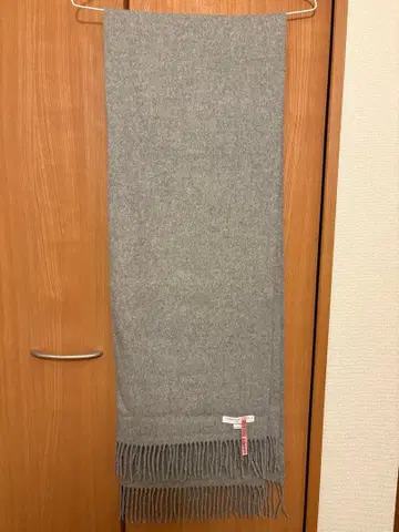 Johnstons 존스턴스 대형 캐시미어 스톨 그레이