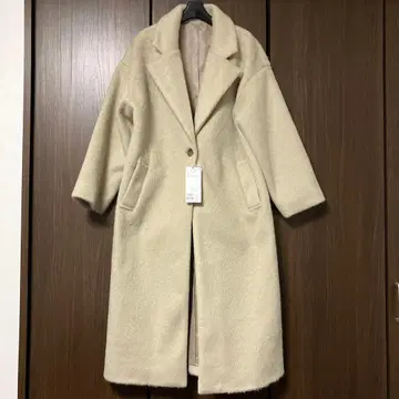 DISCOAT 롱 코트 베이지