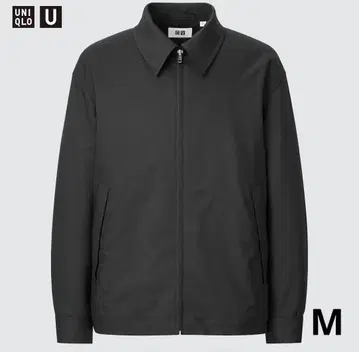 UNIQLO U 집업 블루종 자켓 블랙