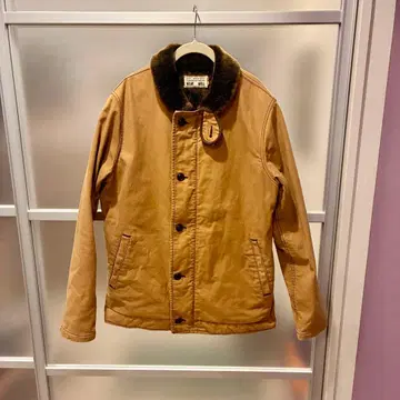 밀리터리 UES (웨스) N1 덱 자켓 카멜 사이즈 3