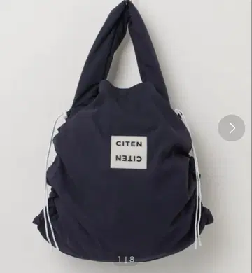CITEN 네이비 토트백