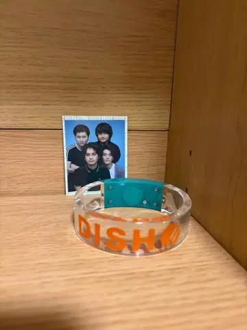 DISH 로고 러버 밴드 스티커 포함