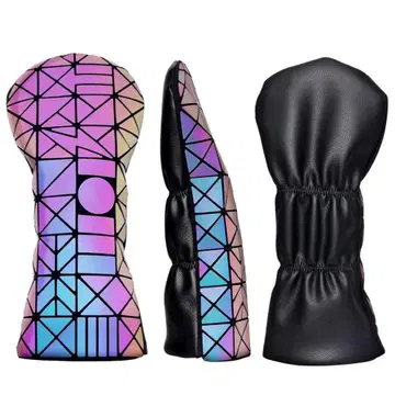 드라이버용 골프헤드커버 기하학 패턴