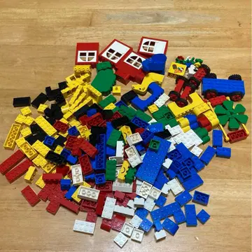 레고 빨간색 양동이 내용물 부품 부족 있음