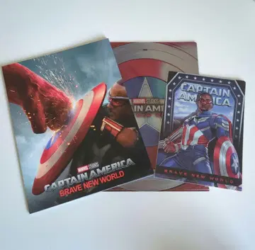 캡틴 아메리카 ~브레이브 뉴 월드~ 팜플렛 기타 3점 묶음 판매