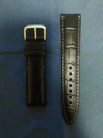 [ 미사용 ] 블랙 가죽 벨트 체펠린